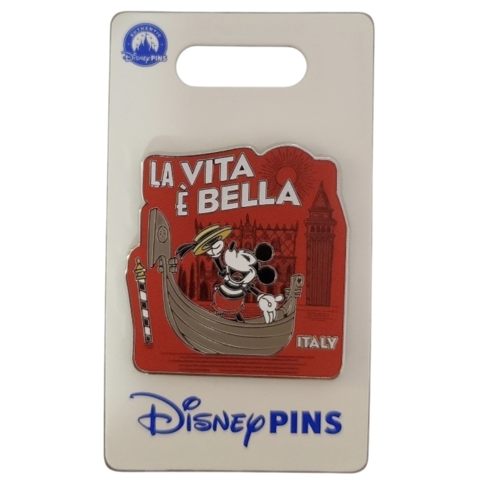 New Disney Parks Epcot World Showcase Mickey Mouse Italy La Vita Bella Pin